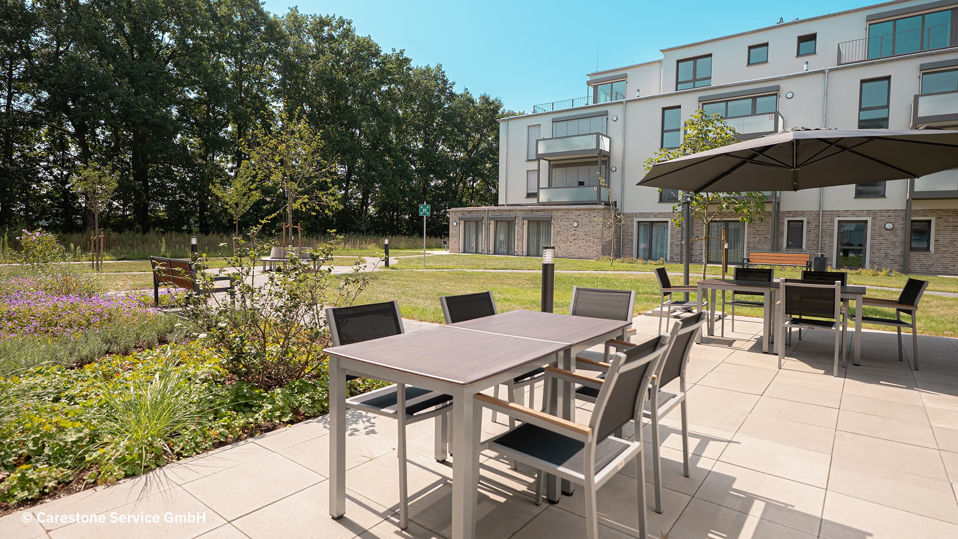 Pflegeeinrichtung Verl – Gartenanlage
